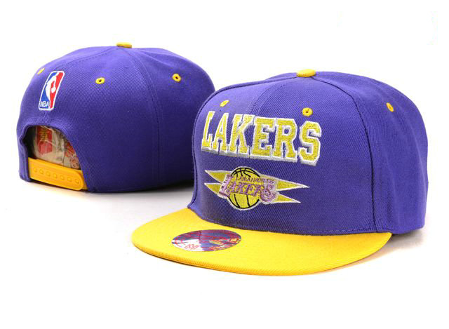 NBA Los Angeles Lakers M&N Snapback Hat NU01